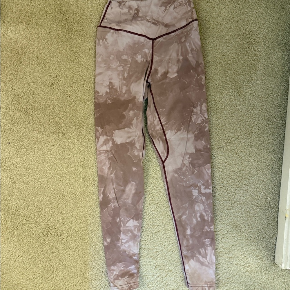 Balance Athletica Maroon and Beige Activewear
